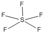 sketch of Sulfur pentafluoride