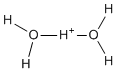 sketch of Dihydroxonium ion