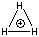 sketch of hydrogen trimer cation