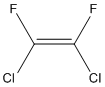 sketch of cis-1,2-dichloro-1,2-difluoroethylene