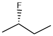 sketch of 2-fluorobutane