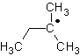 sketch of 2-Methylbut-2-yl radical