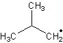 sketch of Isobutyl radical