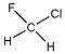 sketch of fluorochloromethane