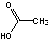 drawing of Acetic acid