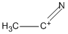 sketch of Acetonitrile cation