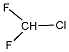 sketch of difluorochloromethane