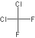 sketch of difluorodichloromethane