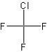 sketch of Methane, chlorotrifluoro-