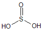 sketch of Sulfurous acid