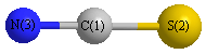 picture of thiocyanide anion
