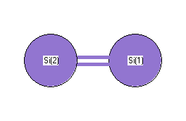 picture of Silicon diatomic state 2 conformation 1