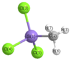 picture of methyltrichlorosilane